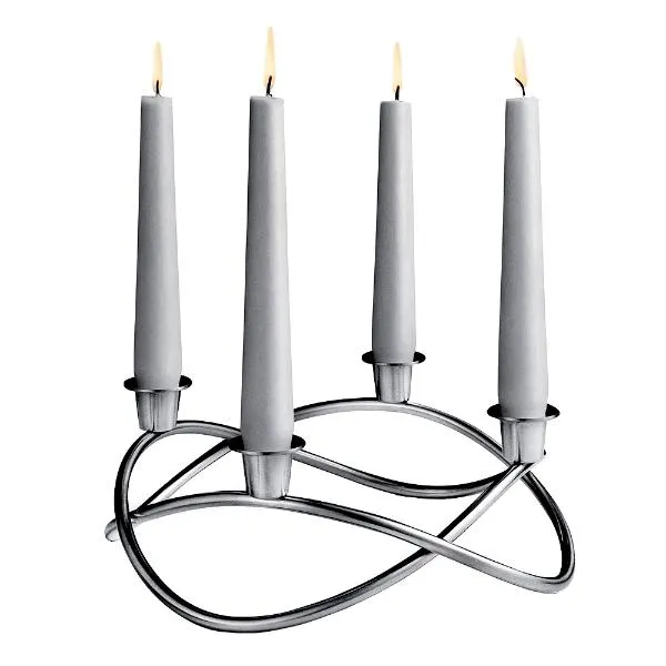 Georg Jensen Season adventsstake i matt børstet stål
