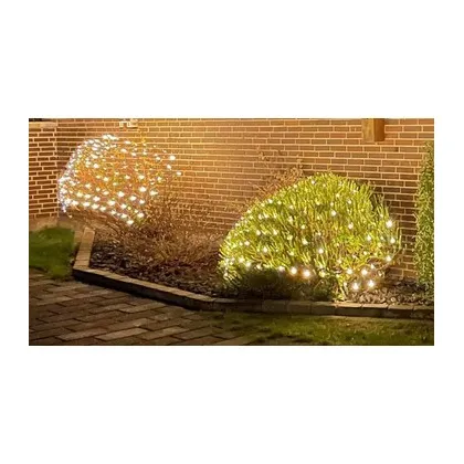 LED julelysnett 2 x 1,5 m, 160 LED IP44
