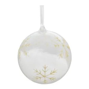 Magnor Himmel på jord julekule med dobbel stjerne i gull, 12 cm