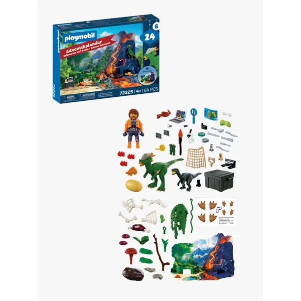 Playmobil Dinos Adventskalender Dinosaurekspedisjon 72225