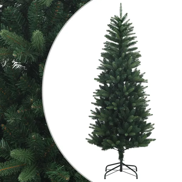 vidaXL hengslet kunstig juletre 210 cm grønn
