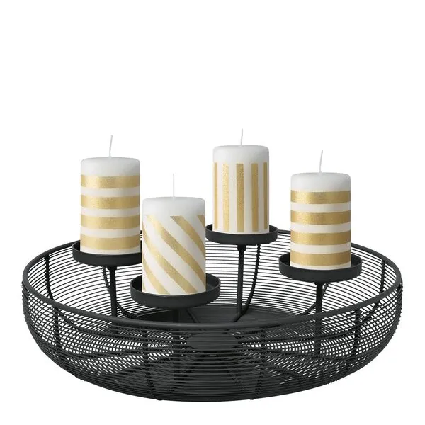 Villeroy & Boch Christmas Chic svart adventstake